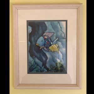 The Rainbow Fish framed picture